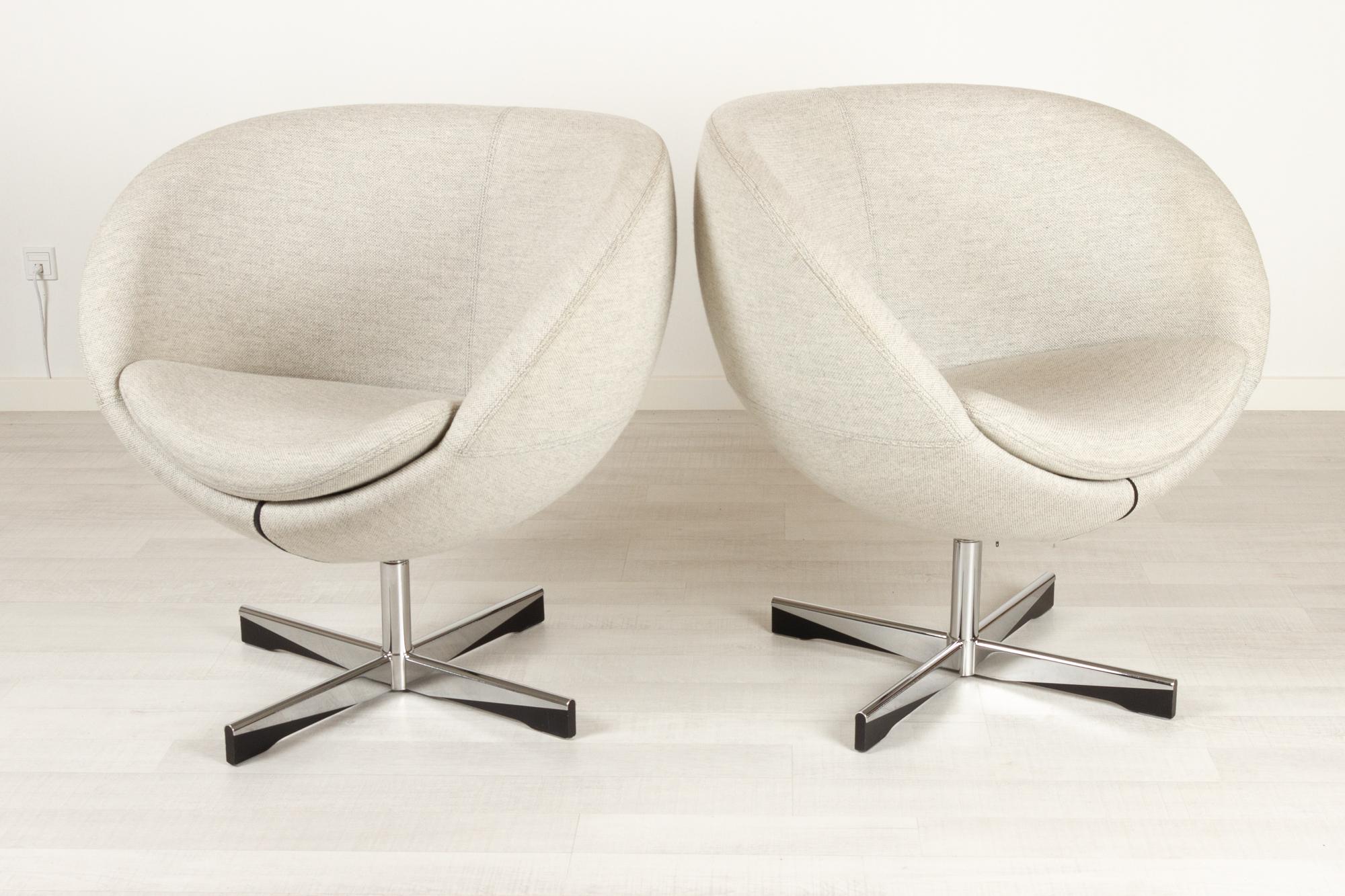 Pair of Scandinavian Modern Lounge Chairs by Sven Ivar Dysthe, 21st Century 2