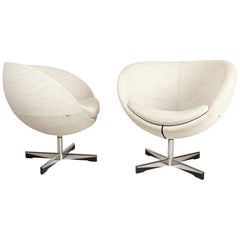 Pair of Scandinavian Modern Lounge Chairs by Sven Ivar Dysthe, 21st Century