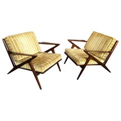 Pair of Scandinavian Modern Poul Jensen "Z" Chairs by Selig