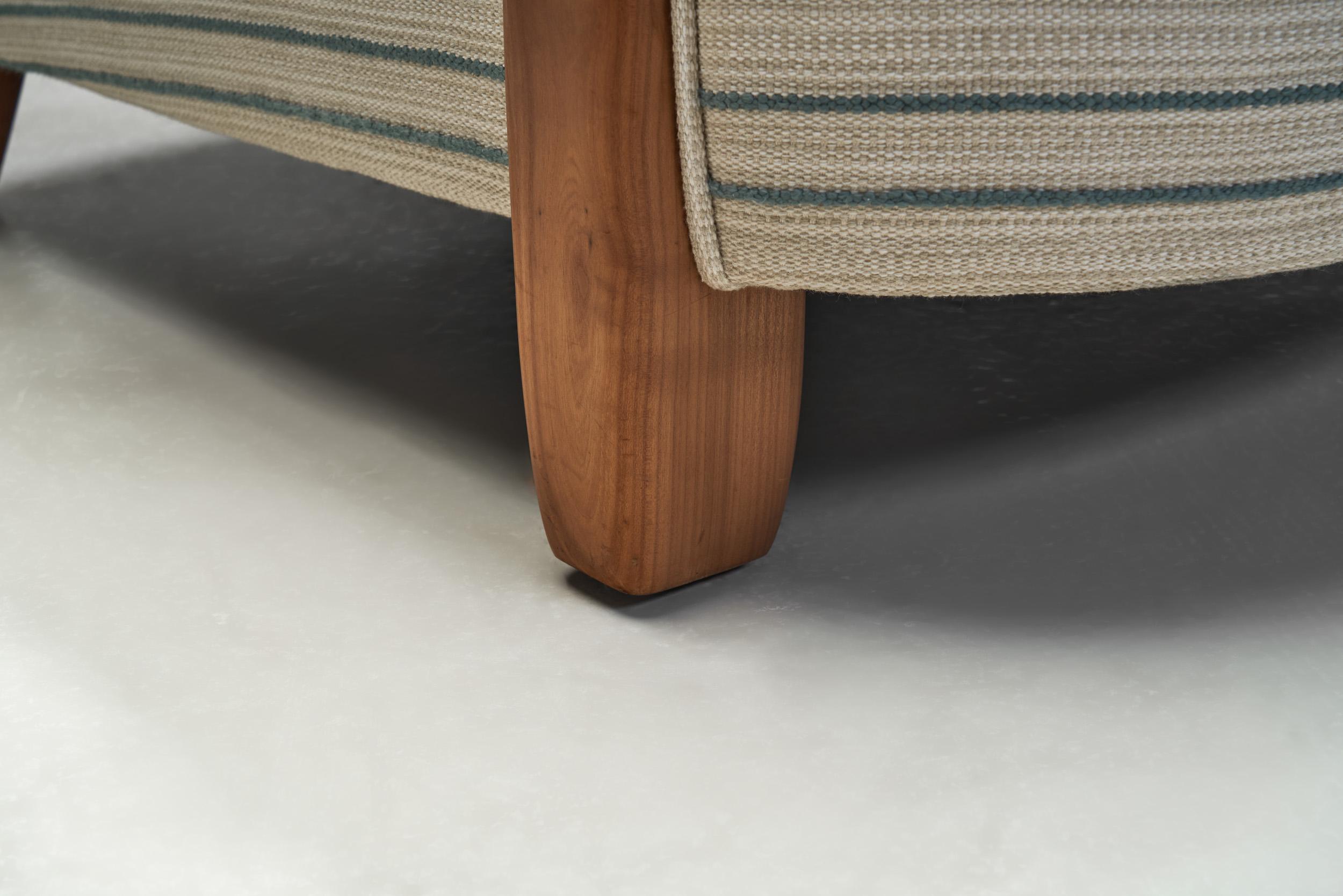 Paire de fauteuils rayés The Moderns, Suède, milieu du 20e siècle en vente 11