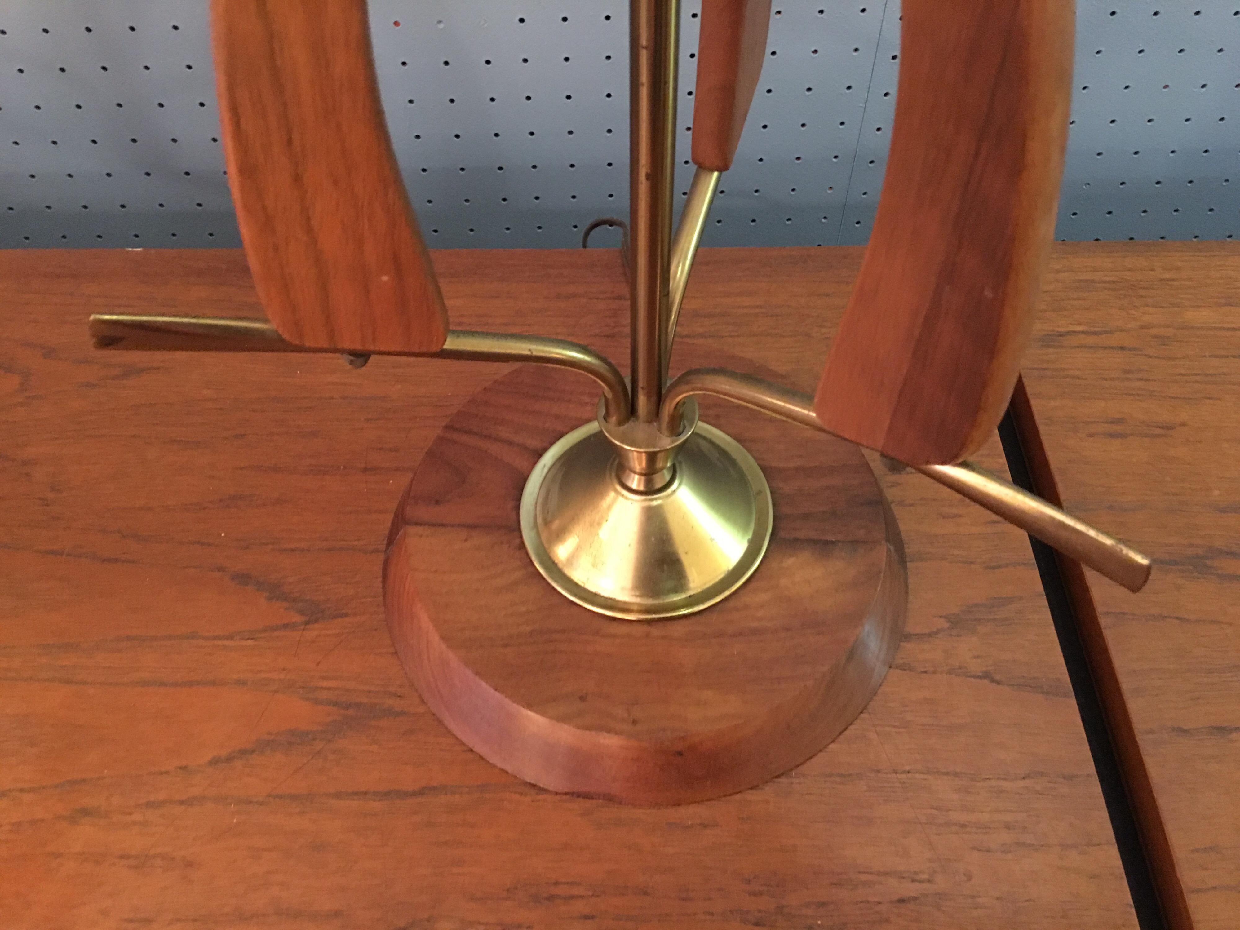 Pair of Scandinavian Modern Table Lamps In Good Condition In Philadelphia, PA