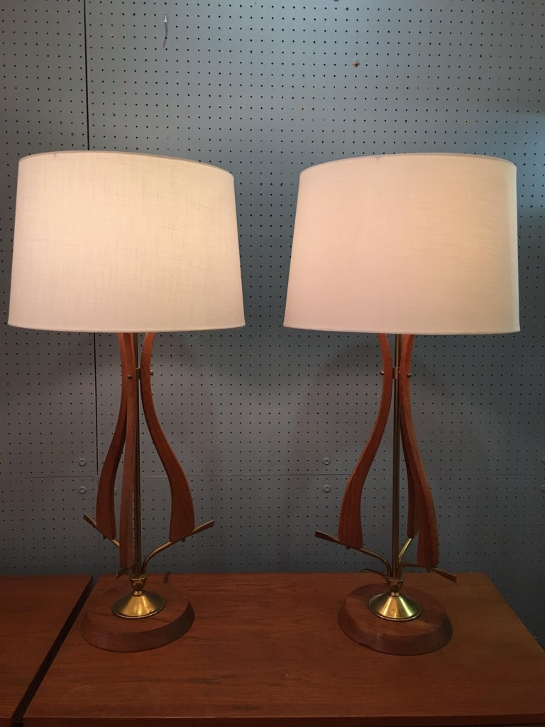 Pair of Scandinavian Modern Table Lamps at 1stDibs