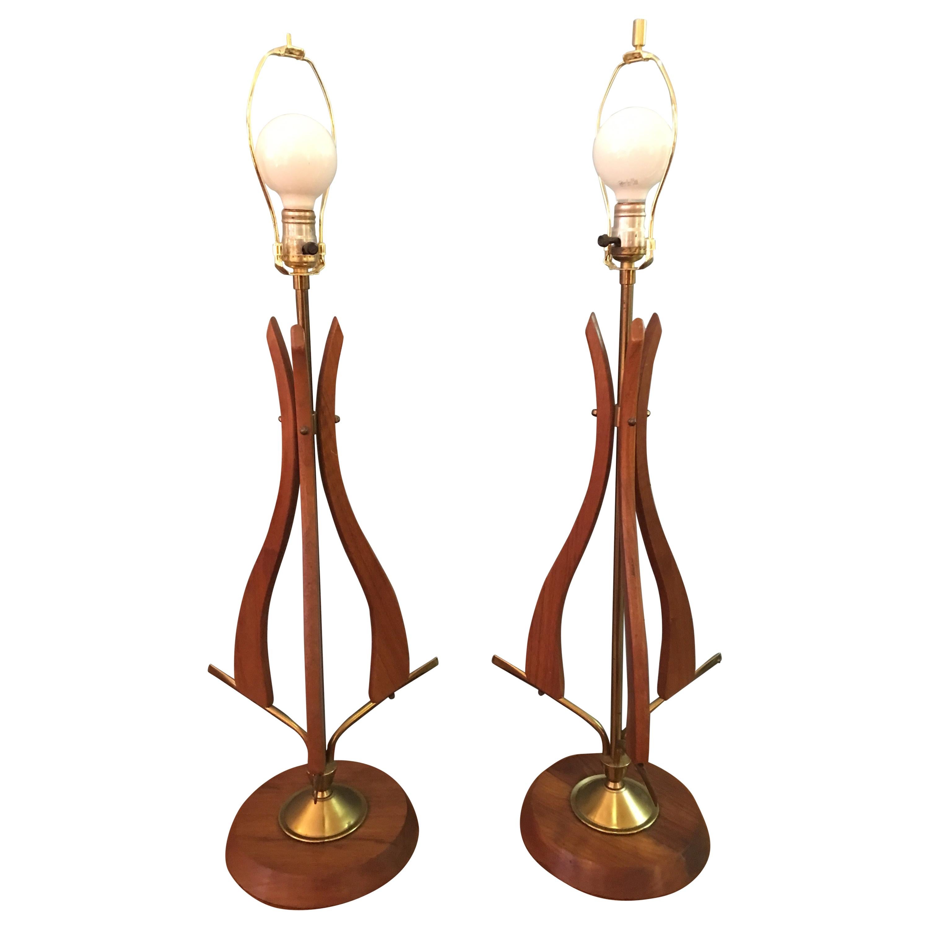 Pair of Scandinavian Modern Table Lamps