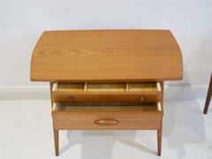 Pair of Scandinavian Modern Teak Nightstands