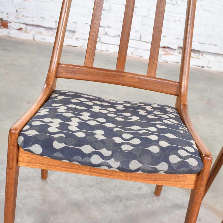 Pair of Scandinavian Modern Teak Side Chairs by Nordic of Ontario