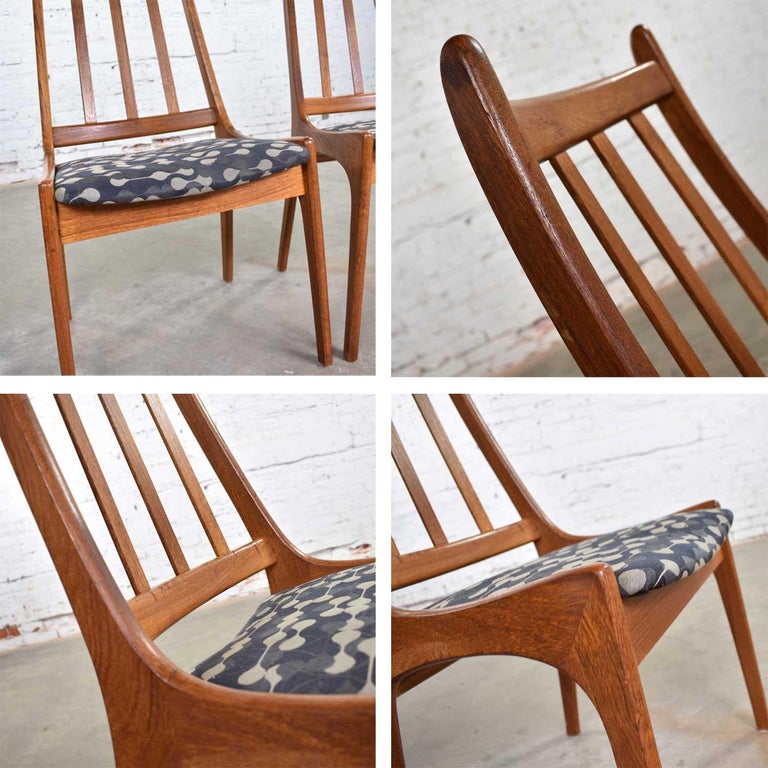 Pair of Scandinavian Modern Teak Side Chairs by Nordic of Ontario