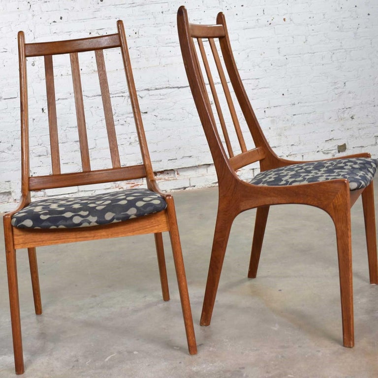 Scandinavian Modern Teak Side Chairs, Furniture Ontario Canada