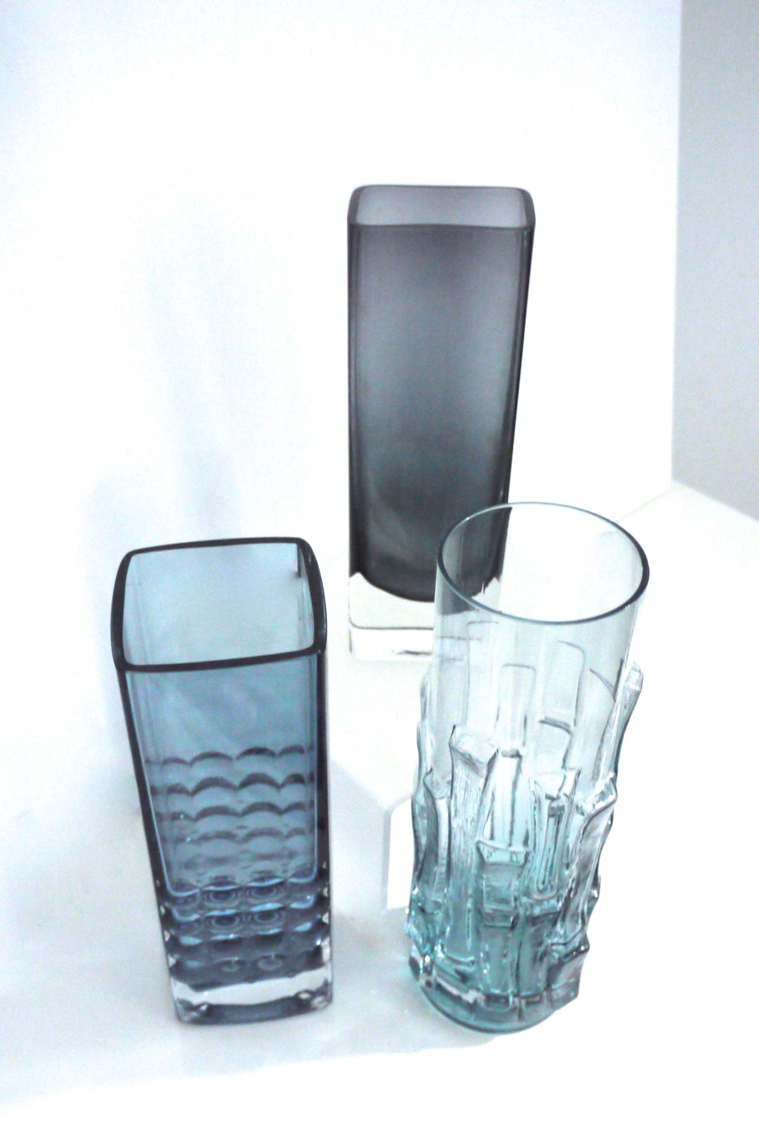 Pair of Scandinavian Modern Vases Emile Funk-Gralglas and Bo Borgstrom Aseda For Sale 4