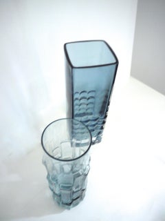 Pair of Scandinavian Modern Vases Emile Funk-Gralglas and Bo Borgstrom Aseda