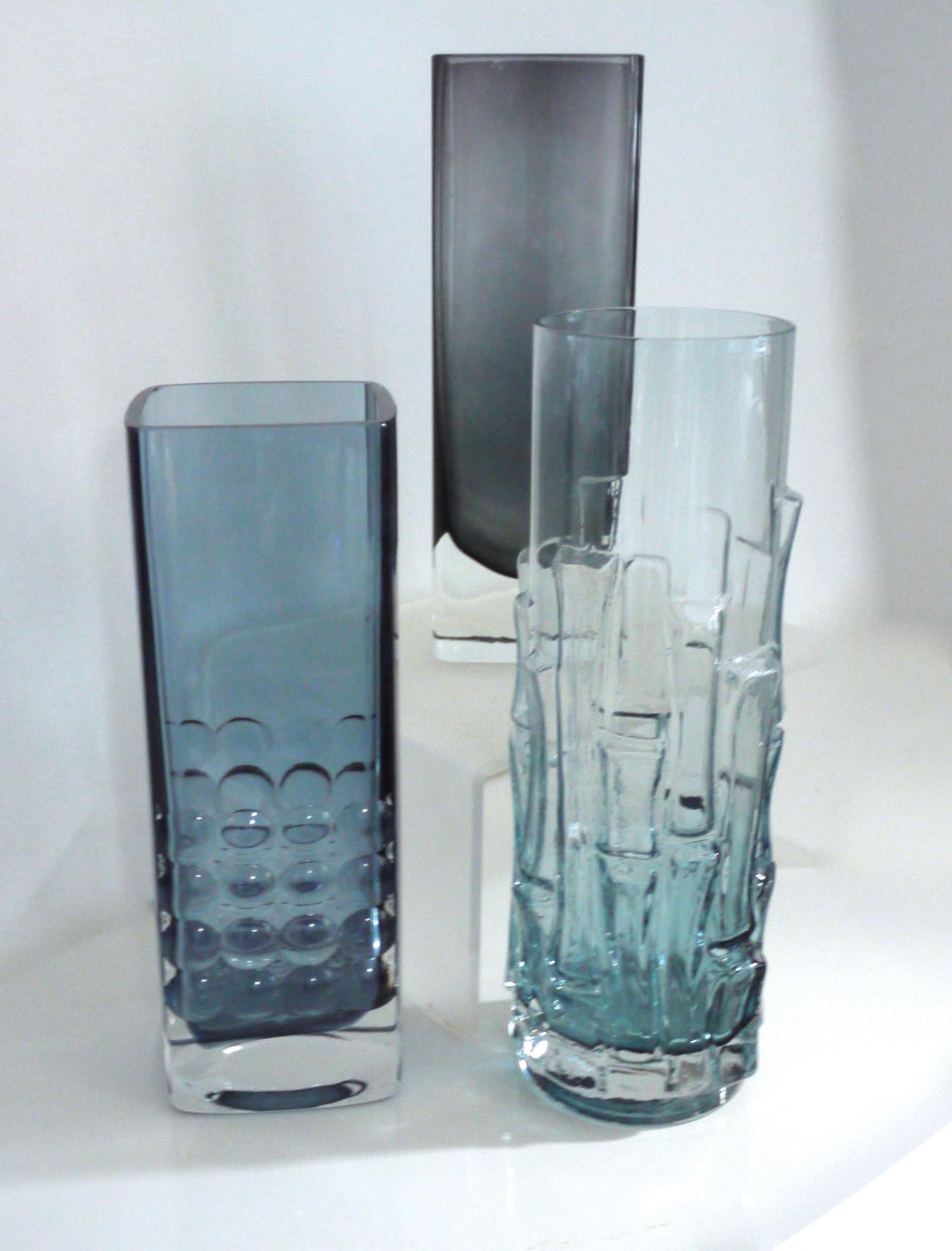 Pair of Scandinavian Modern Vases Emile Funk-Gralglas and Bo Borgstrom Aseda For Sale 3