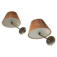 Pair of Scandinavian Modern Wall Lights, Paavo Tynell, Taito Oy AB, 1930/1940s