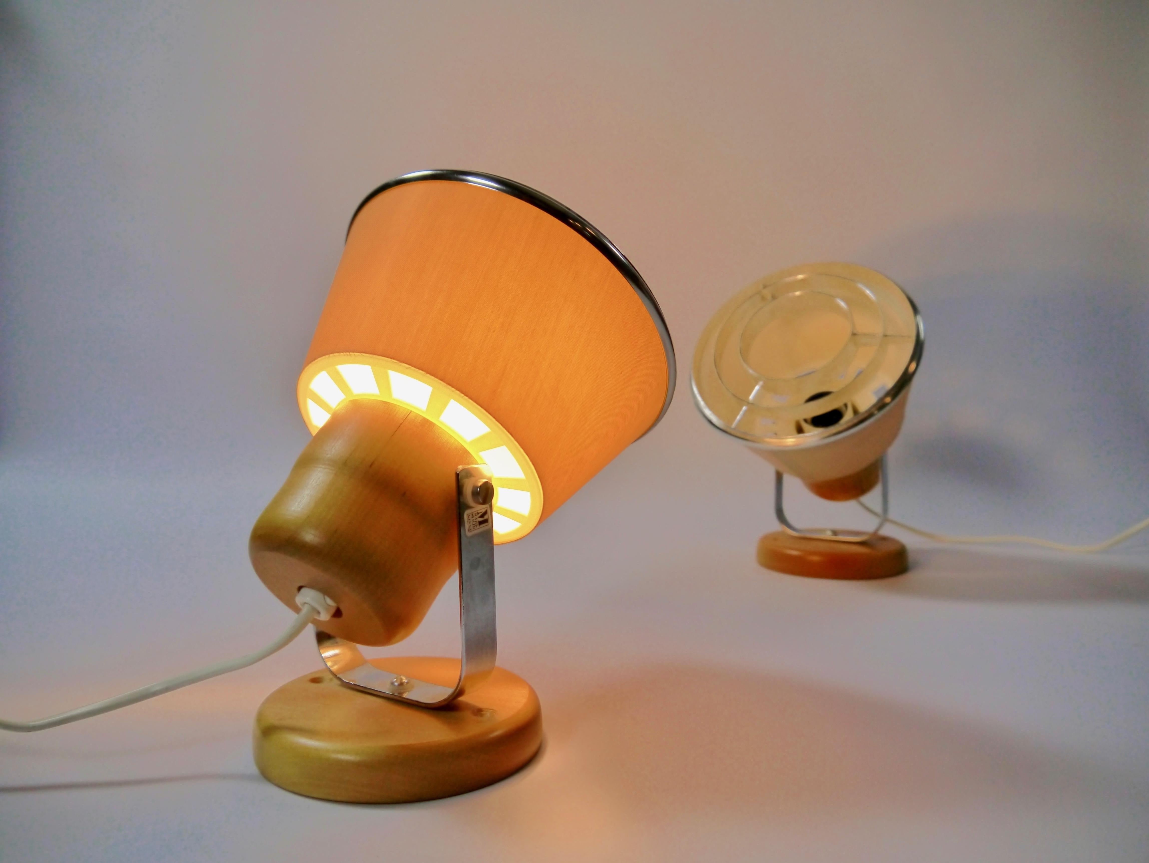 Suédois Paire de lampes de chevet modernes scandinaves à poser ou suspendre au mur par Marksljd, Suède, 1970 en vente