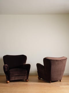 Coppia di sedie da salotto Wingback The Modern Scandinavian