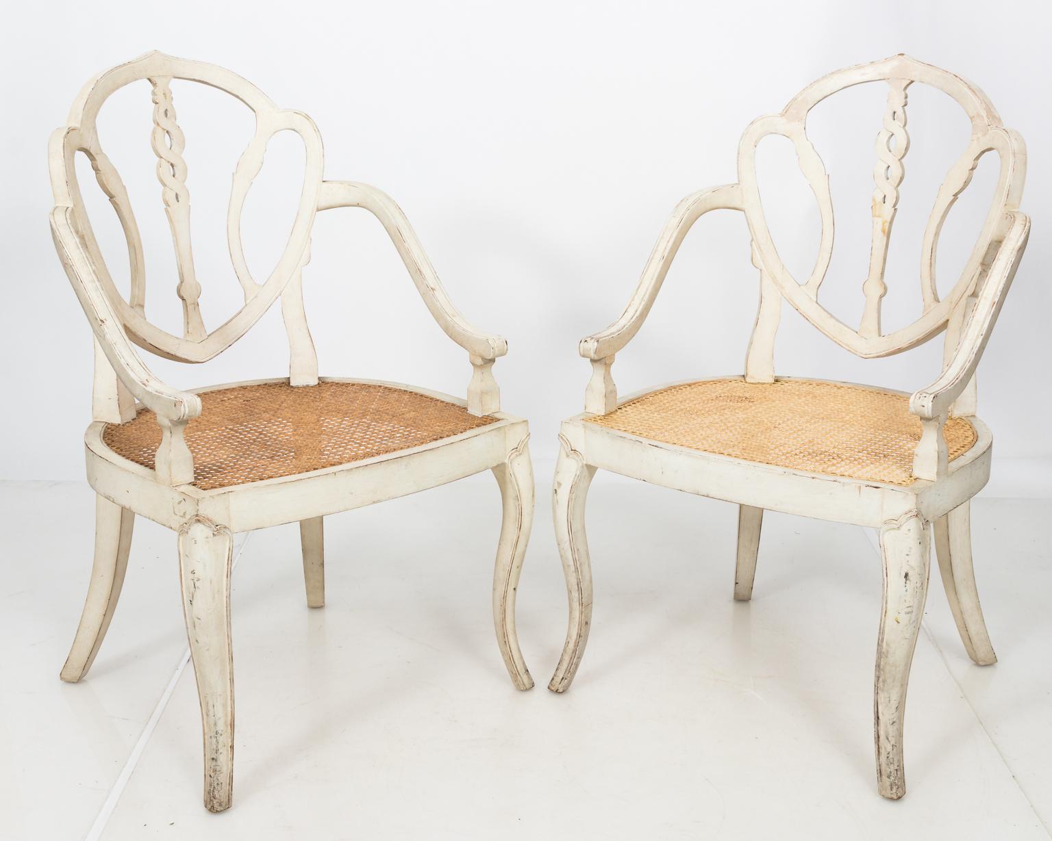 Gustavian Pair of Scandinavian Neoclassical Armchairs