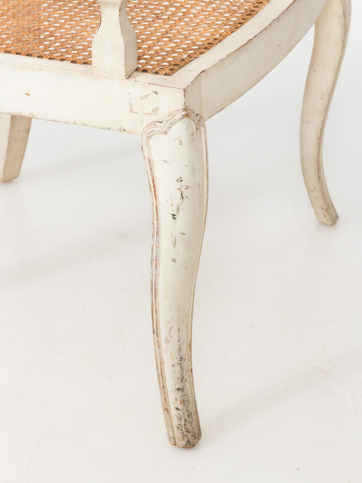 Wood Pair of Scandinavian Neoclassical Armchairs