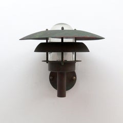 Pair of Scandinavian Outdoor Wall Lights by Horn