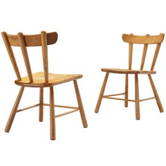 Pair of Scandinavian Spindle Chairs