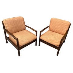 Pair of Scandinavian-Style Armchairs, 1980s