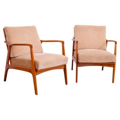 Pair of Scandinavian style armchairs by Sedláček & Vyčítal, Czechoslovakia, 1960