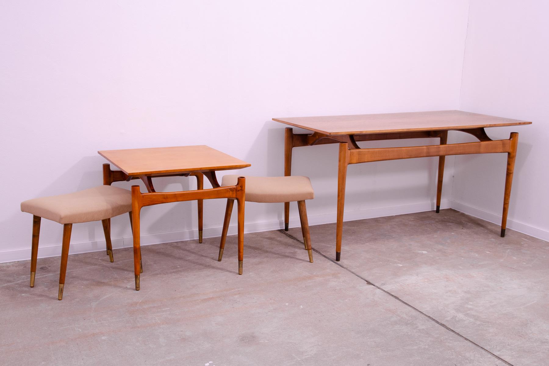 Pair of Scandinavian style stools by Vyčítal and Sedláček, Czechoslovakia, 1960´ For Sale 11