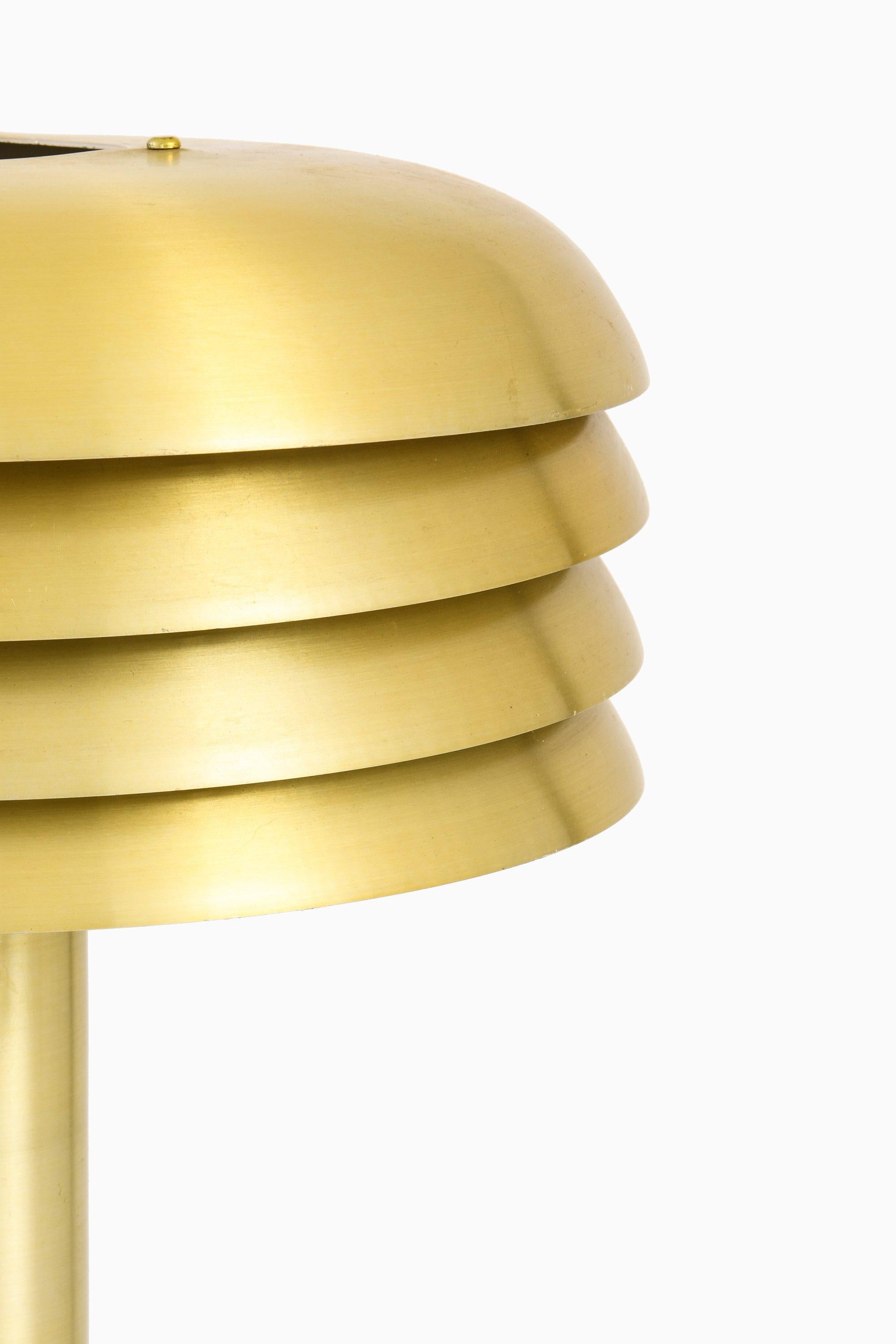 Scandinavian Modern Pair of Scandinavian Table Lamps in Brass by Hans-Agne Jakobsson, 1950's For Sale
