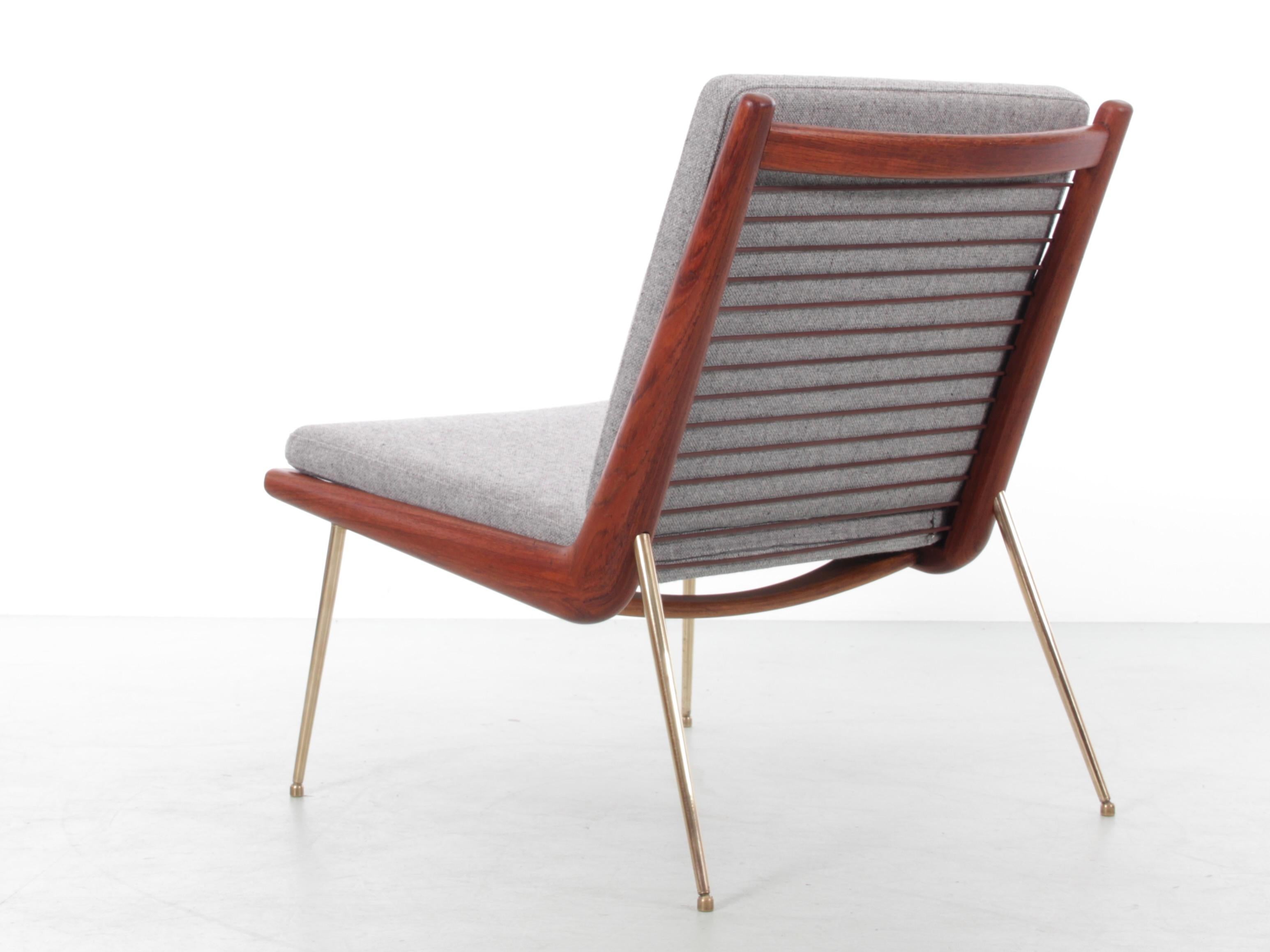Ein Paar skandinavische Sessel aus Teakholz, Modell FD-134 „Boomerang“ von Peter Hvidt. im Angebot 5