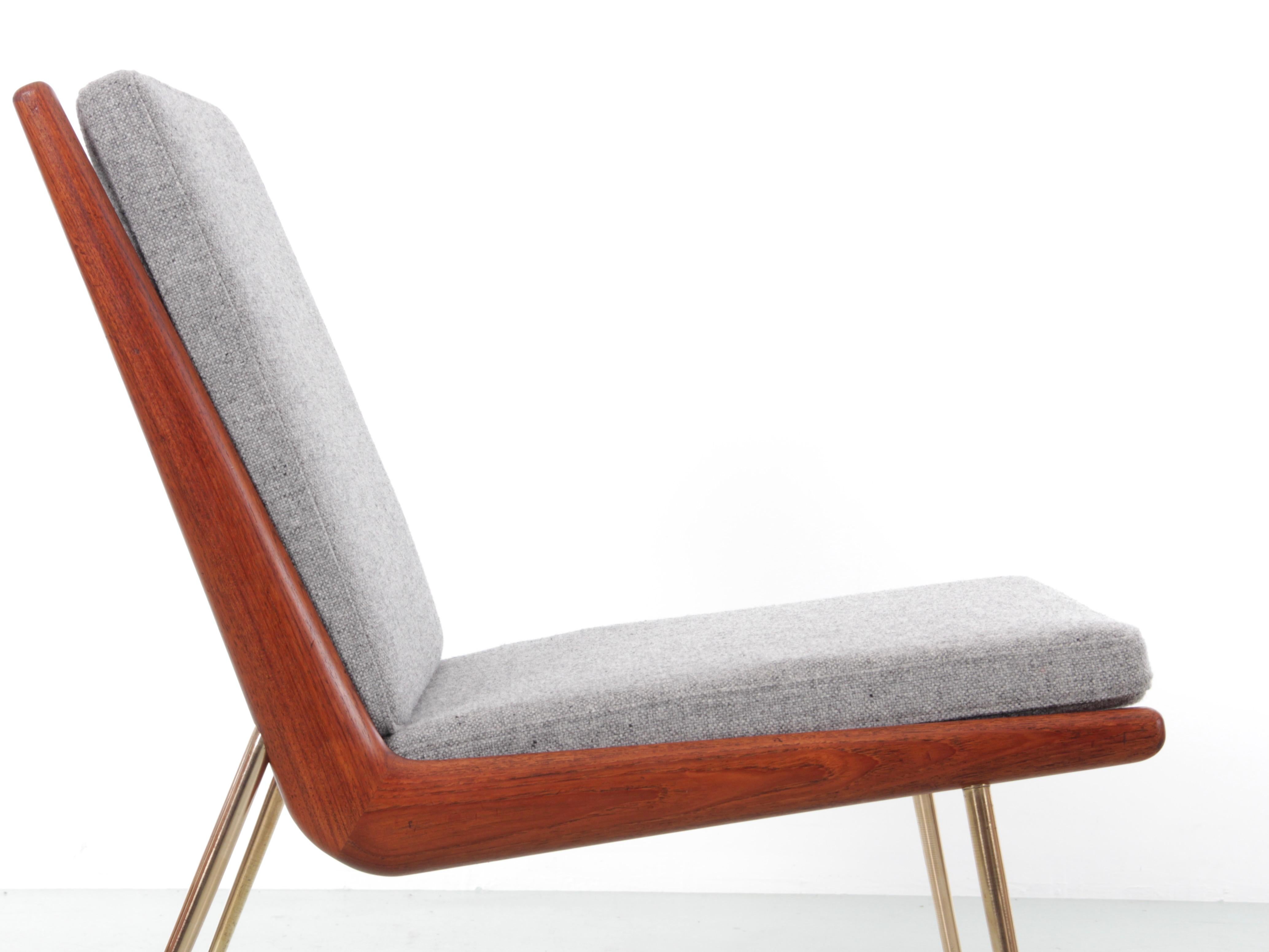Ein Paar skandinavische Sessel aus Teakholz, Modell FD-134 „Boomerang“ von Peter Hvidt. im Angebot 9