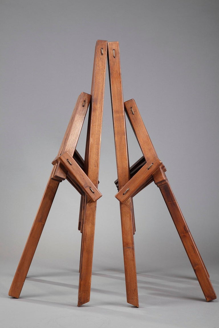 Pair of Scandinavian Teak Folding Chairs For Sale at 1stDibs