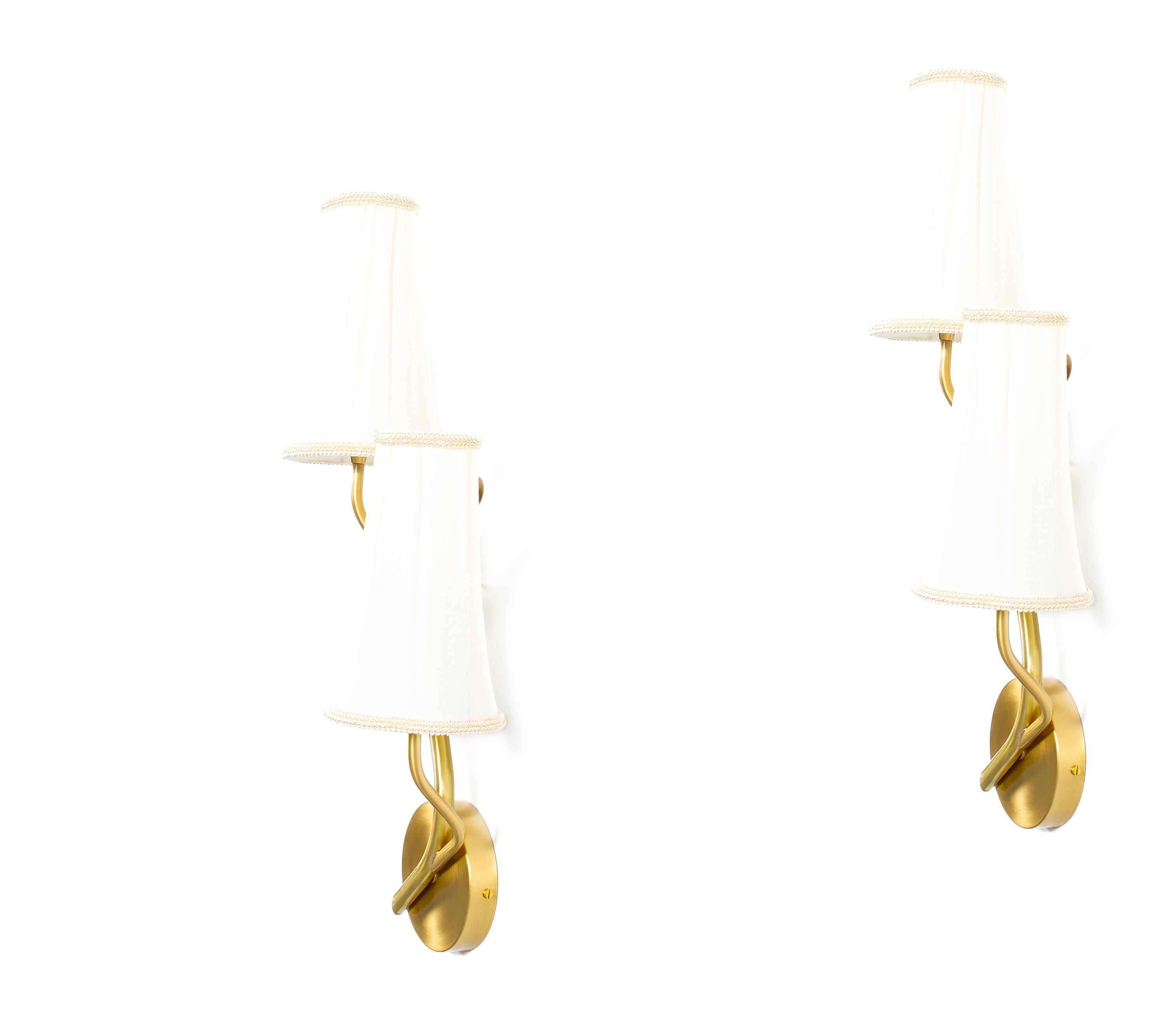 Mid-Century Modern Pair of Scandinavian Wall Lights, Norway For Sale