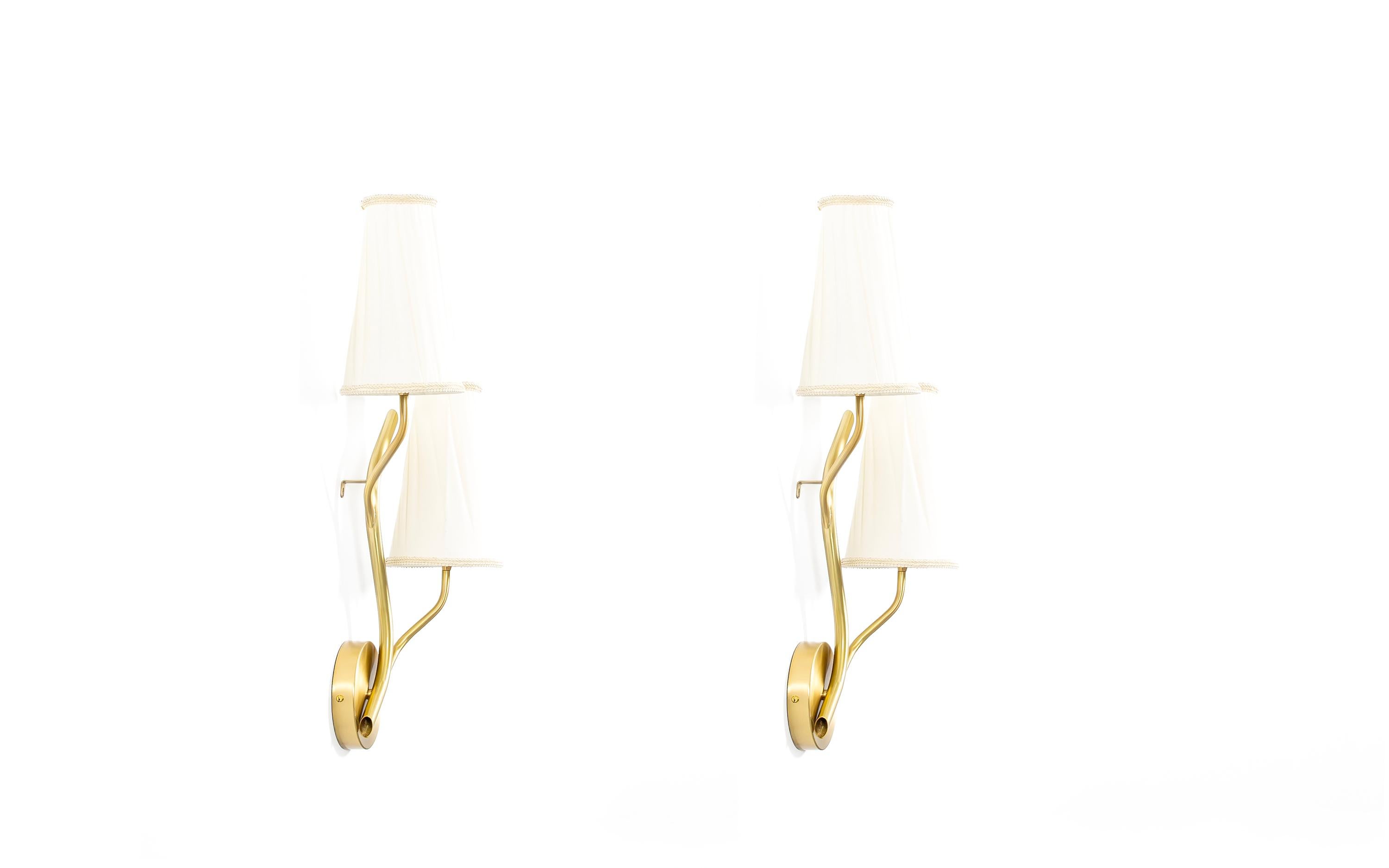 Contemporary Pair of Scandinavian Wall Lights, Norway For Sale