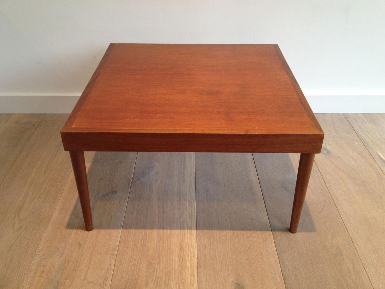 Mid-20th Century Pair of Scandinavian Wooden Side Tables. Circa 1960 For Sale