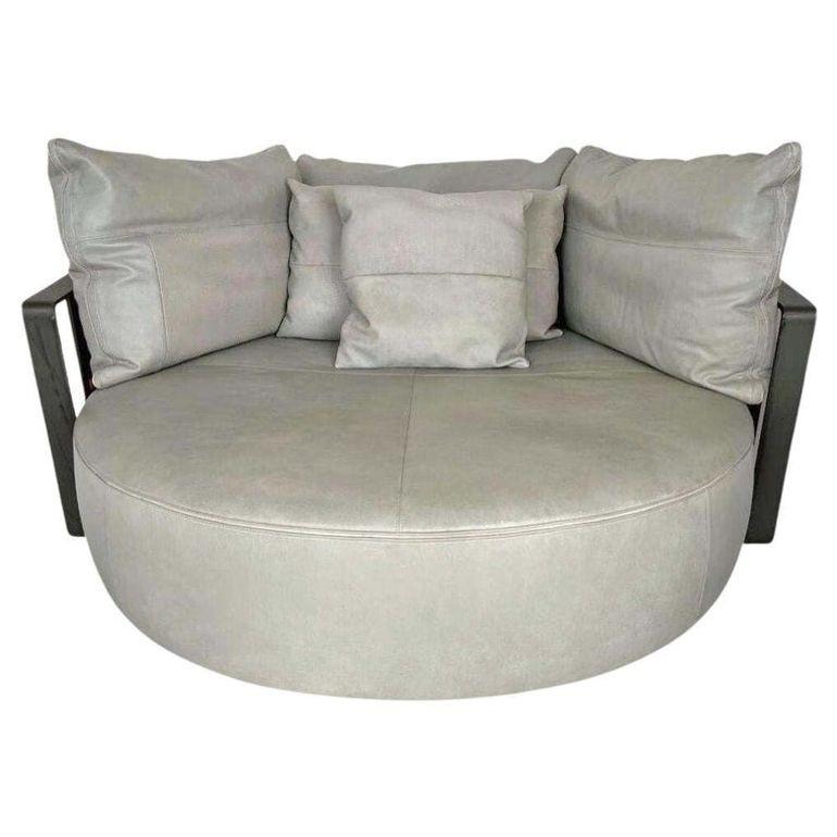 Modern Pair of Scarlett Poltrona Frau Chair Designed by Jean-Marie Massaud. Italy, 2015 For Sale