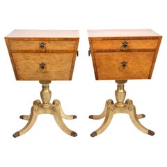 Pair of Schmieg and Kotzian Mid Century Side / End Tables
