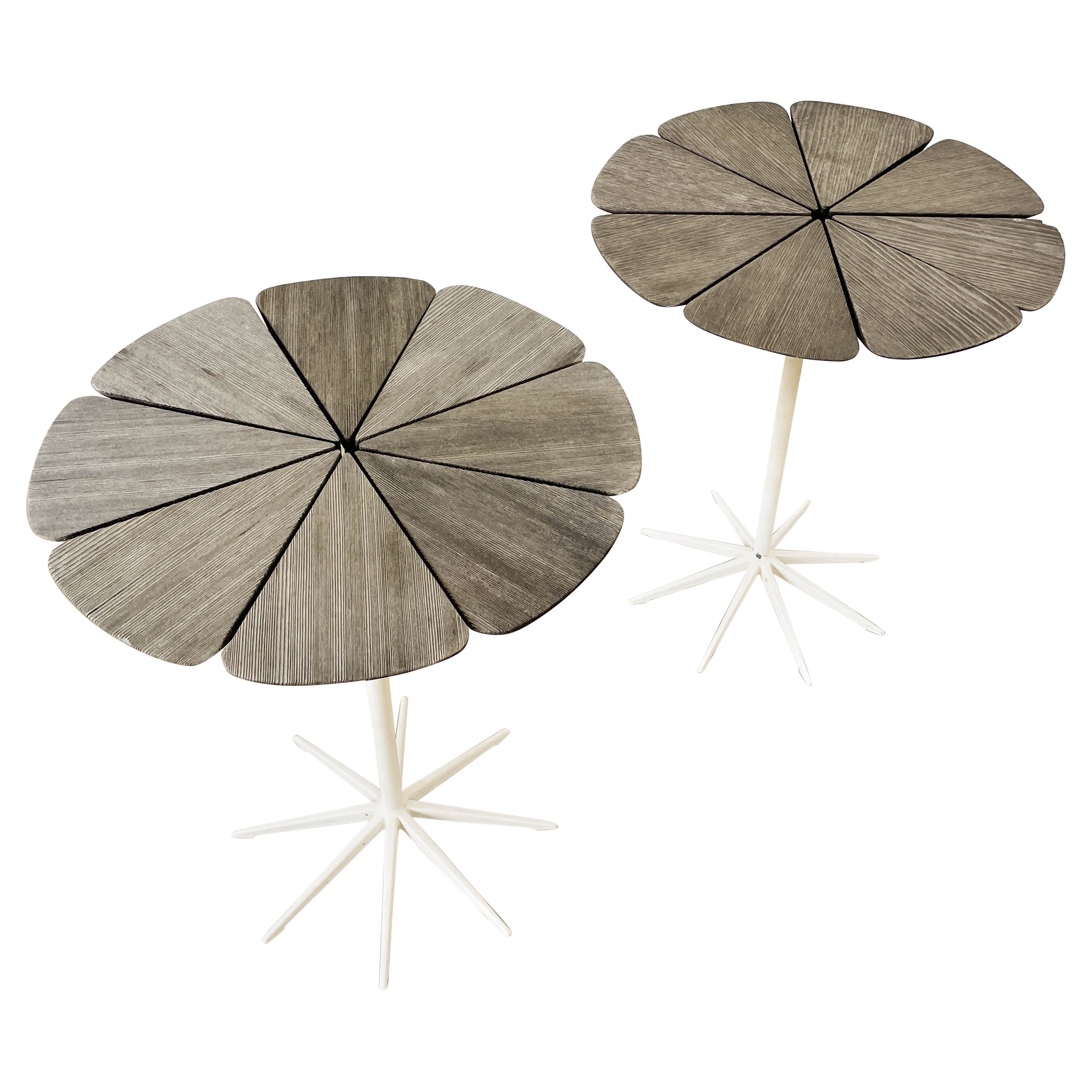 Pair of Schultz Petal Tables