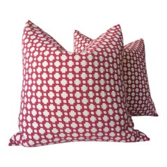 Coppia di cuscini Schumacher "Betwixt" color magenta