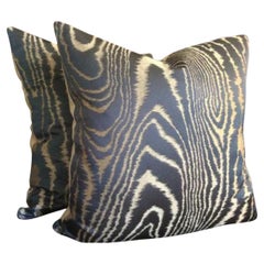 Coppia di cuscini in finto bois di Schumacher