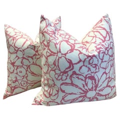 Coppia di cuscini Schumacher "Sidonie" in Magenta