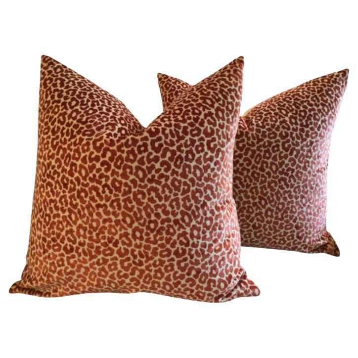 Coppia di cuscini in velluto Schumacher Timothy Corrigan Madeleine