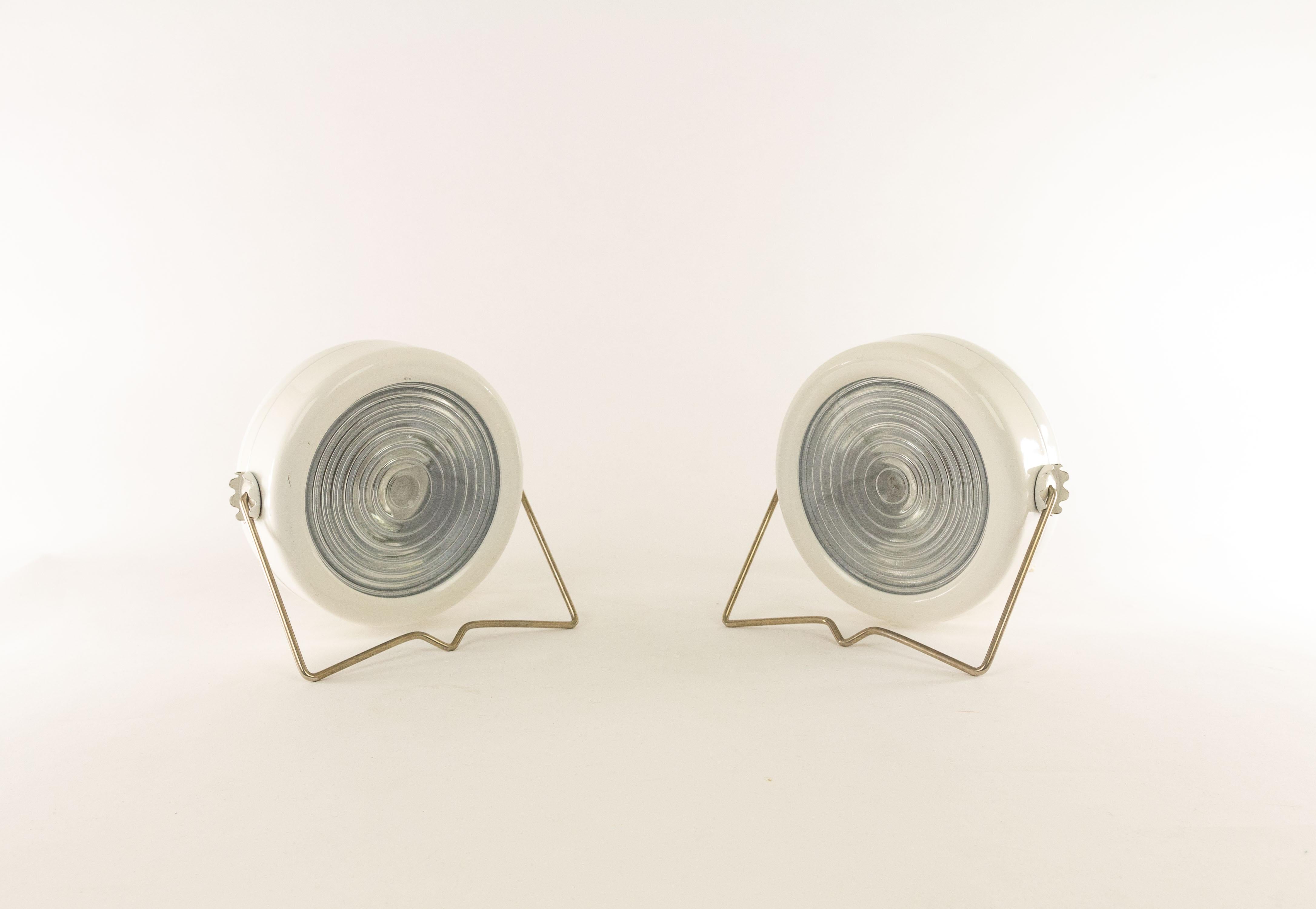 Mid-Century Modern Pair of Sciuko Table Lamps by Achille & Pier Giacomo Castiglioni for Flos, 1966 For Sale