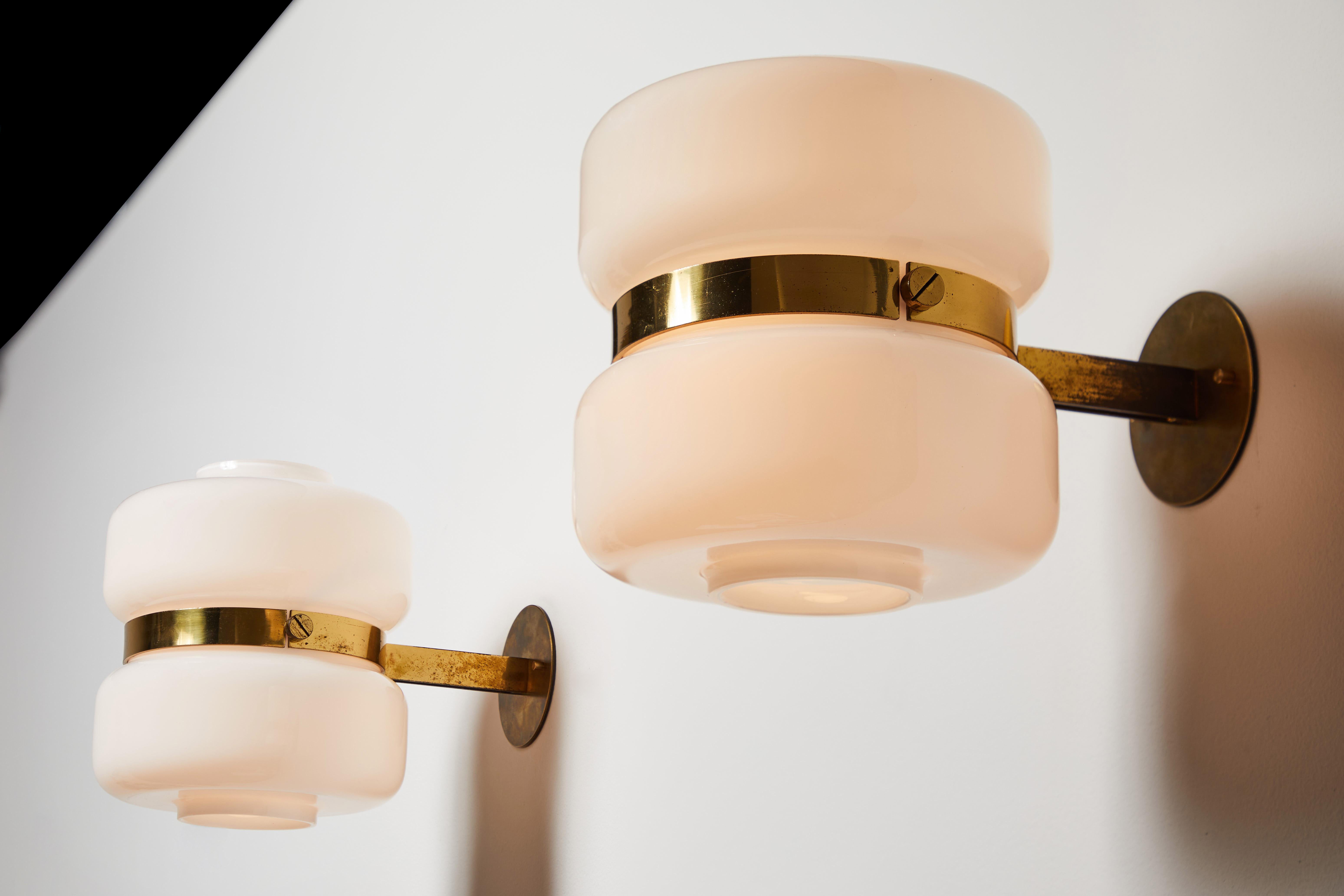 Italian Pair of Sconces by Architect Pier Fausto Baggati Valsecci fro Andrasteia Milano