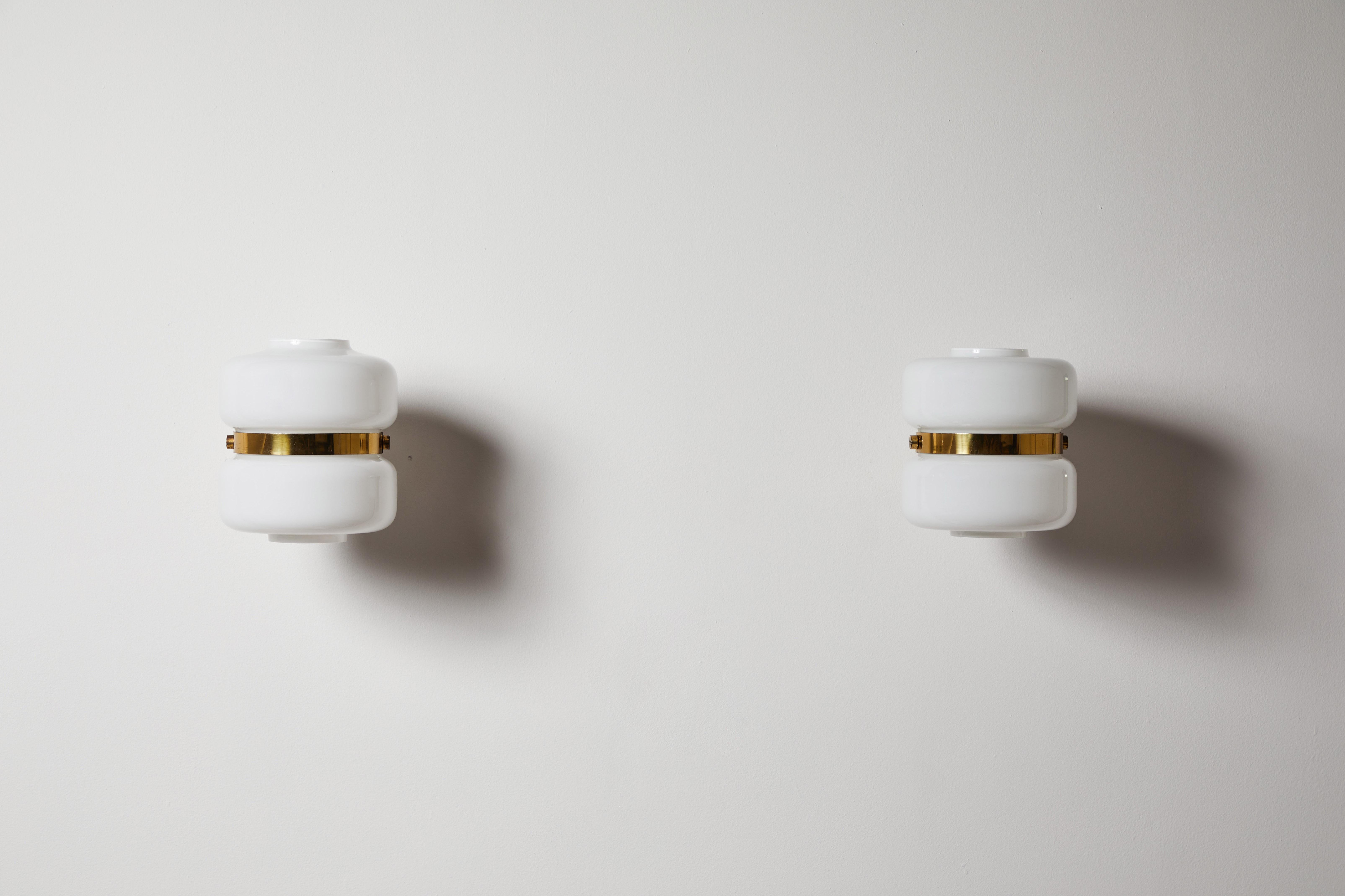 Mid-20th Century Pair of Sconces by Architect Pier Fausto Baggati Valsecci fro Andrasteia Milano
