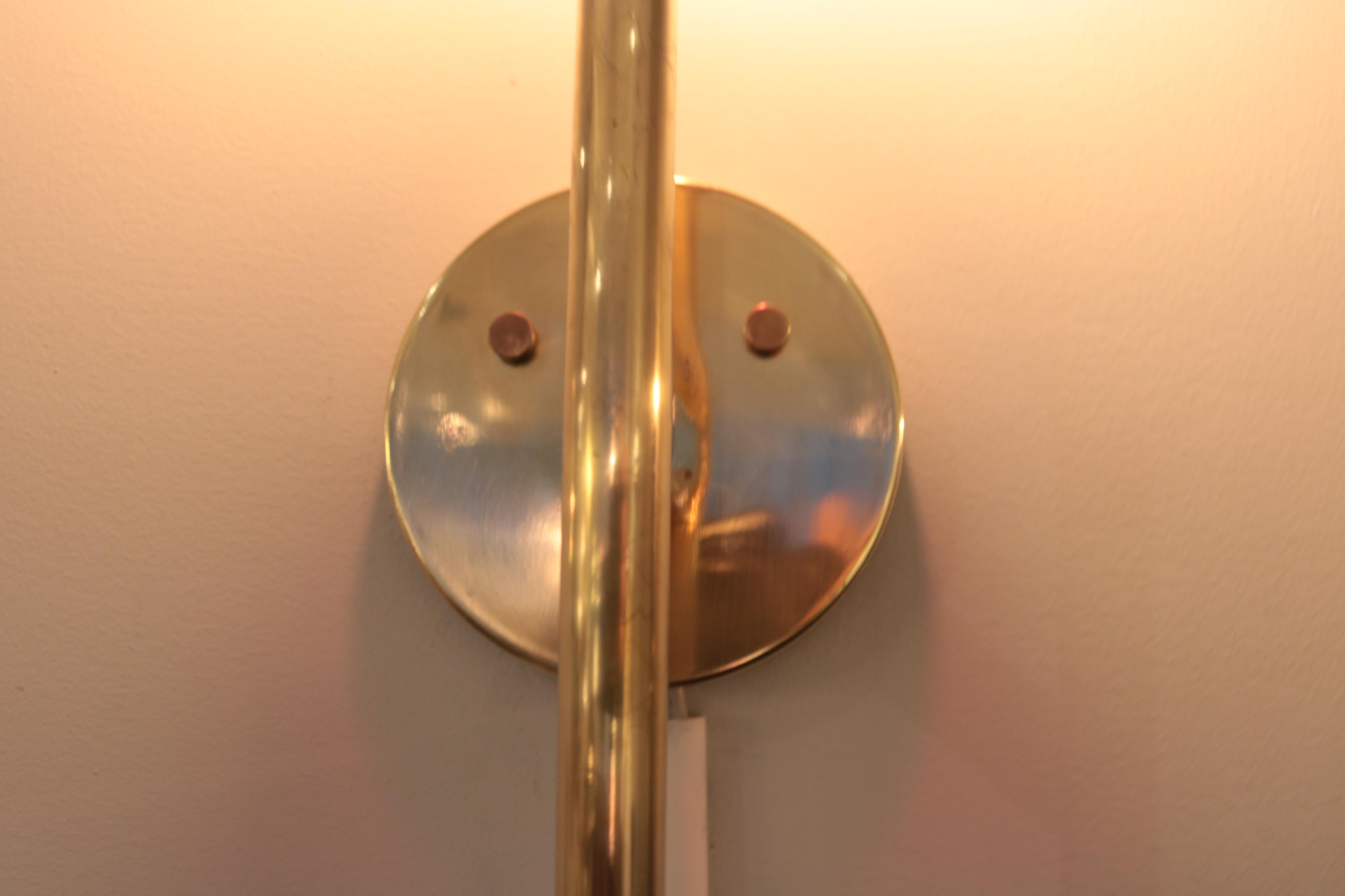 Mid-20th Century Pair of Sconces by Angello Lelli for Arredoluce For Sale