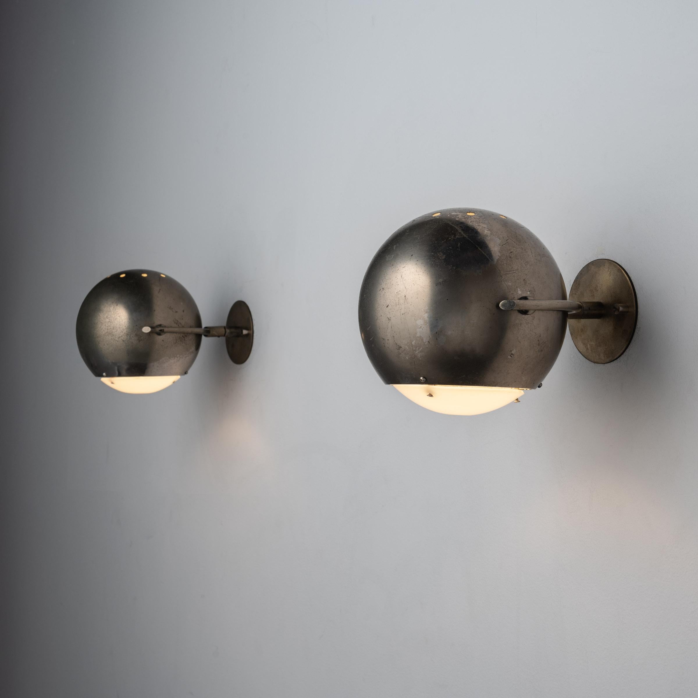 Mid-20th Century Pair of Sconces by Angelo Lelli