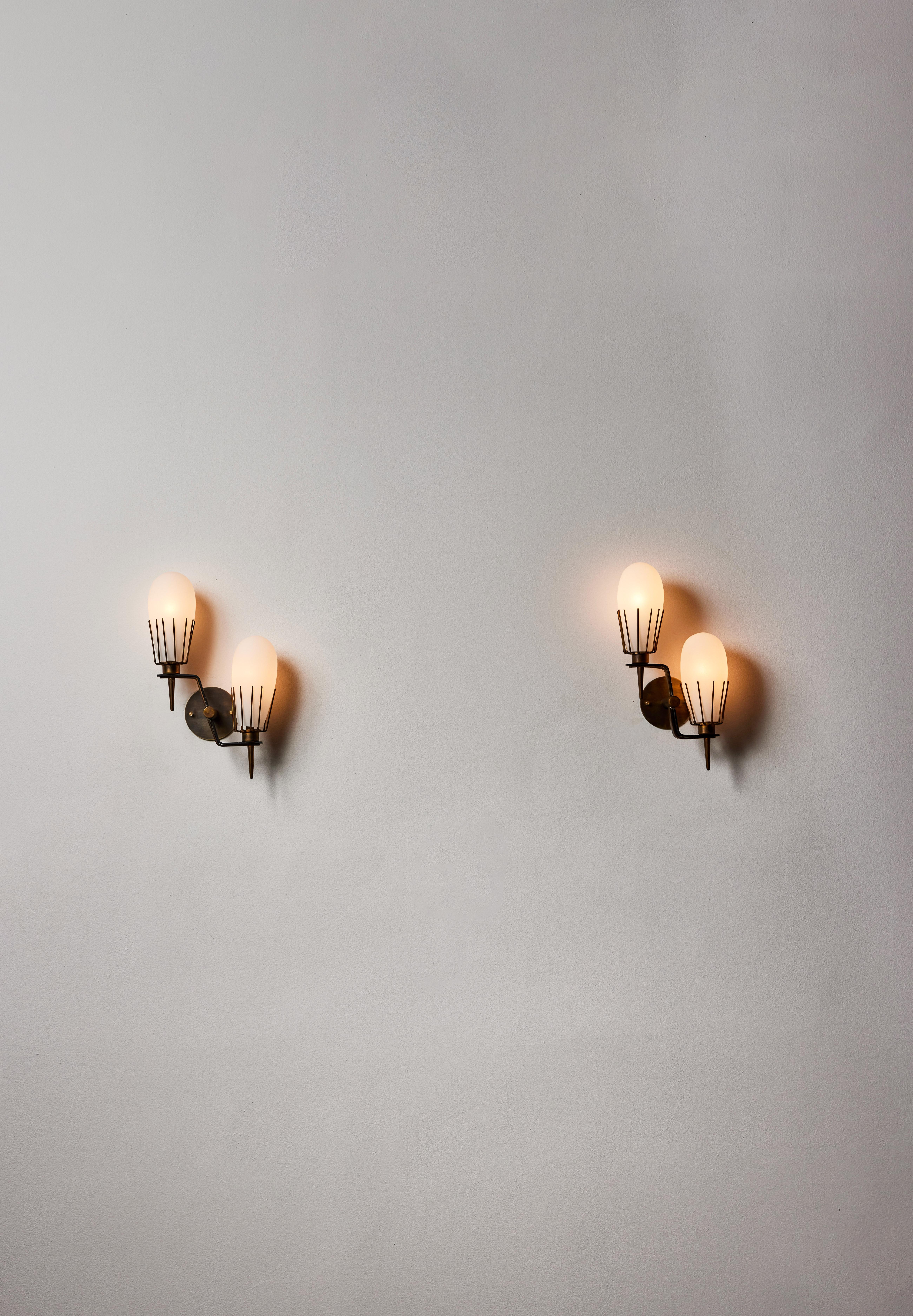 Mid-Century Modern Pair of Sconces by Arredoluce