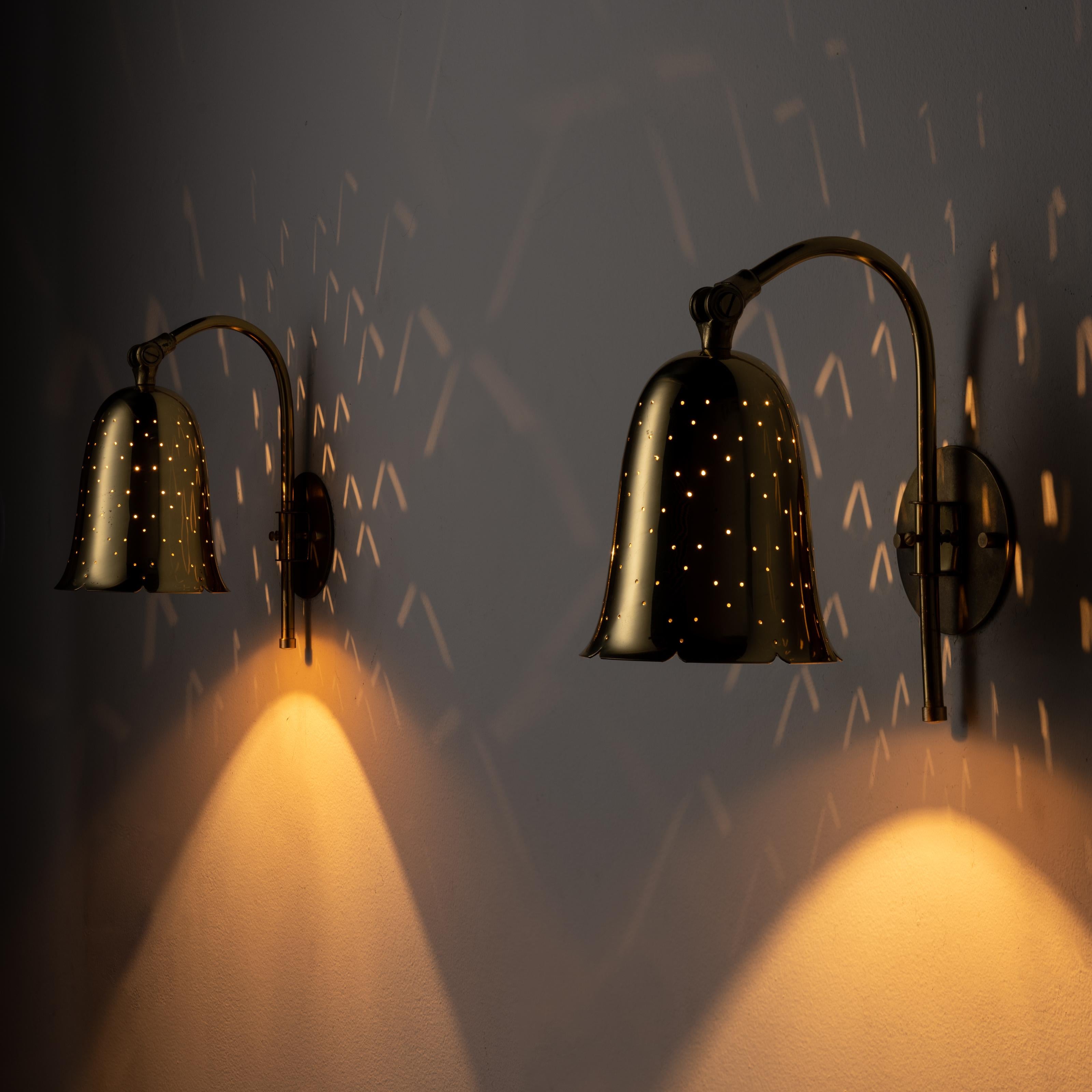 Mid-Century Modern Pair of Sconces by Boréns Borås