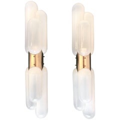 Pair of Sconces by Carlo Nason for Mazzega Murano, Italy, 1970s