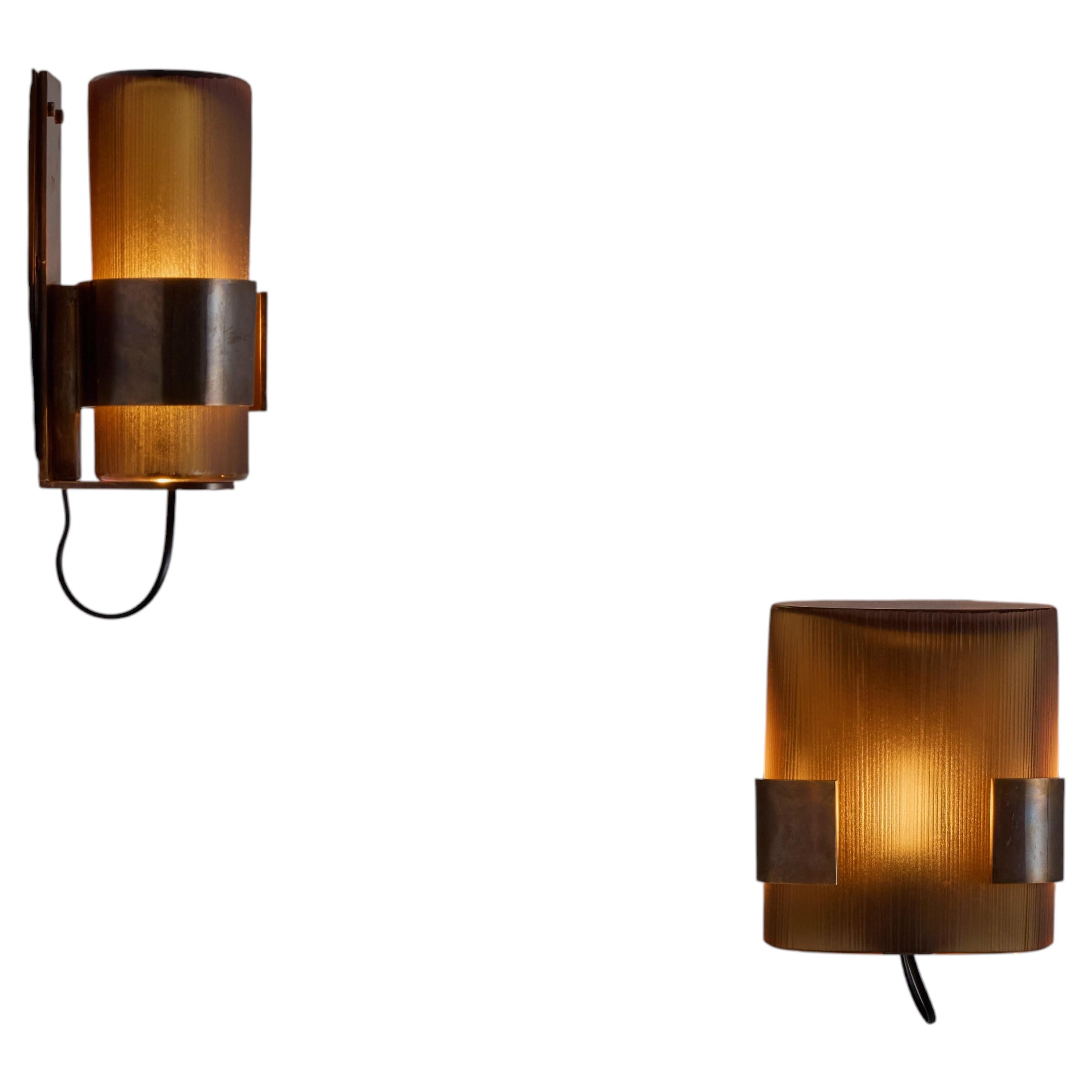 Pair of Sconces by Carlo Scarpa for Venini