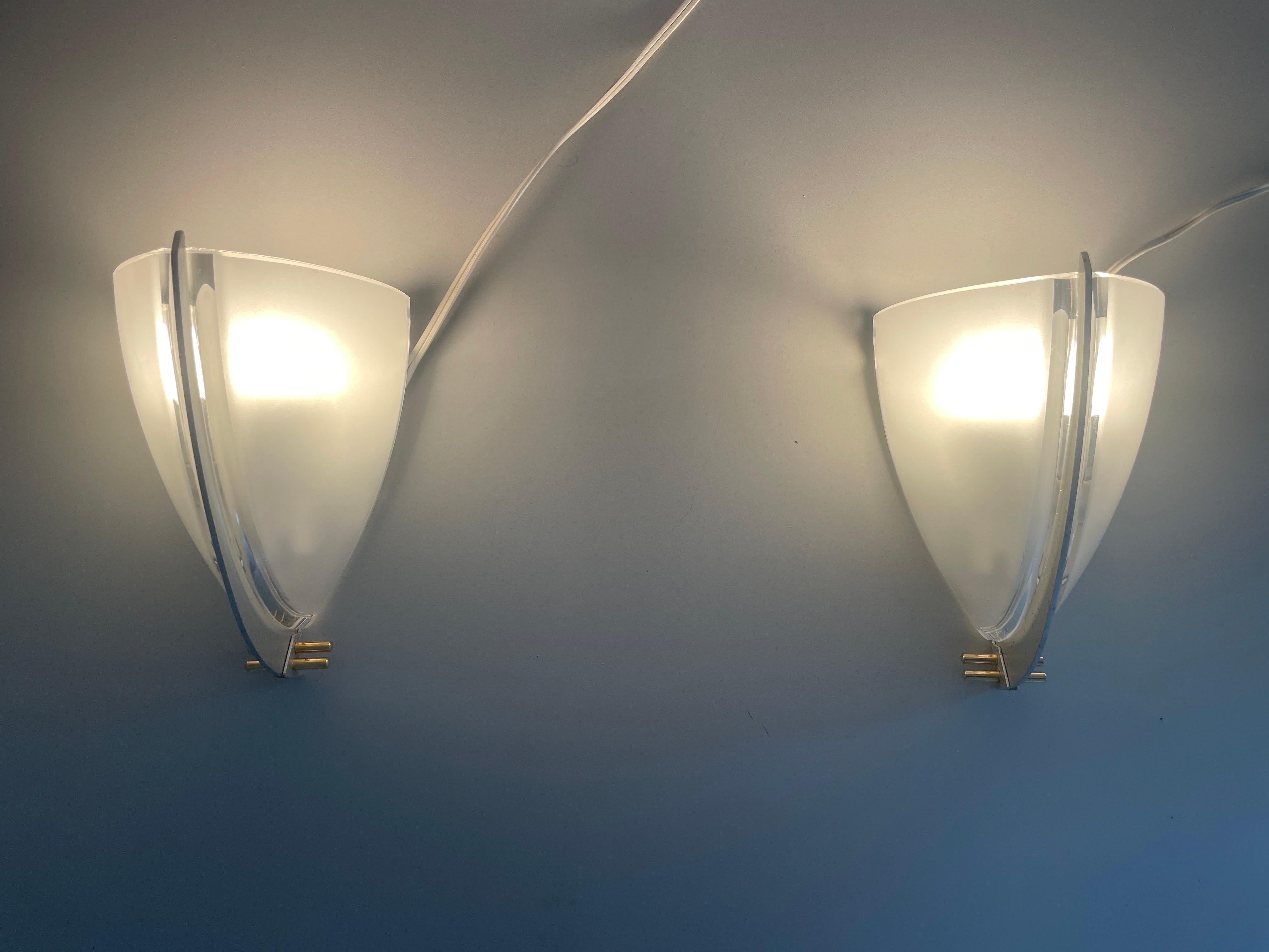 Pair of Sconces by Ernesto Gismondi for Artemide, 1980s, Italy For Sale 8