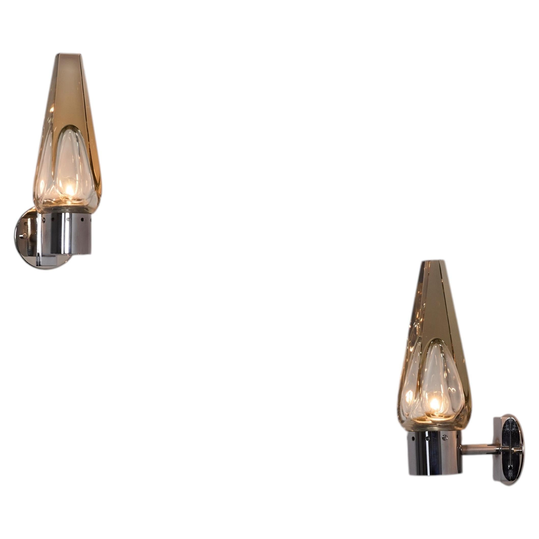 Pair of Sconces by Flavio Poli for Seguso
