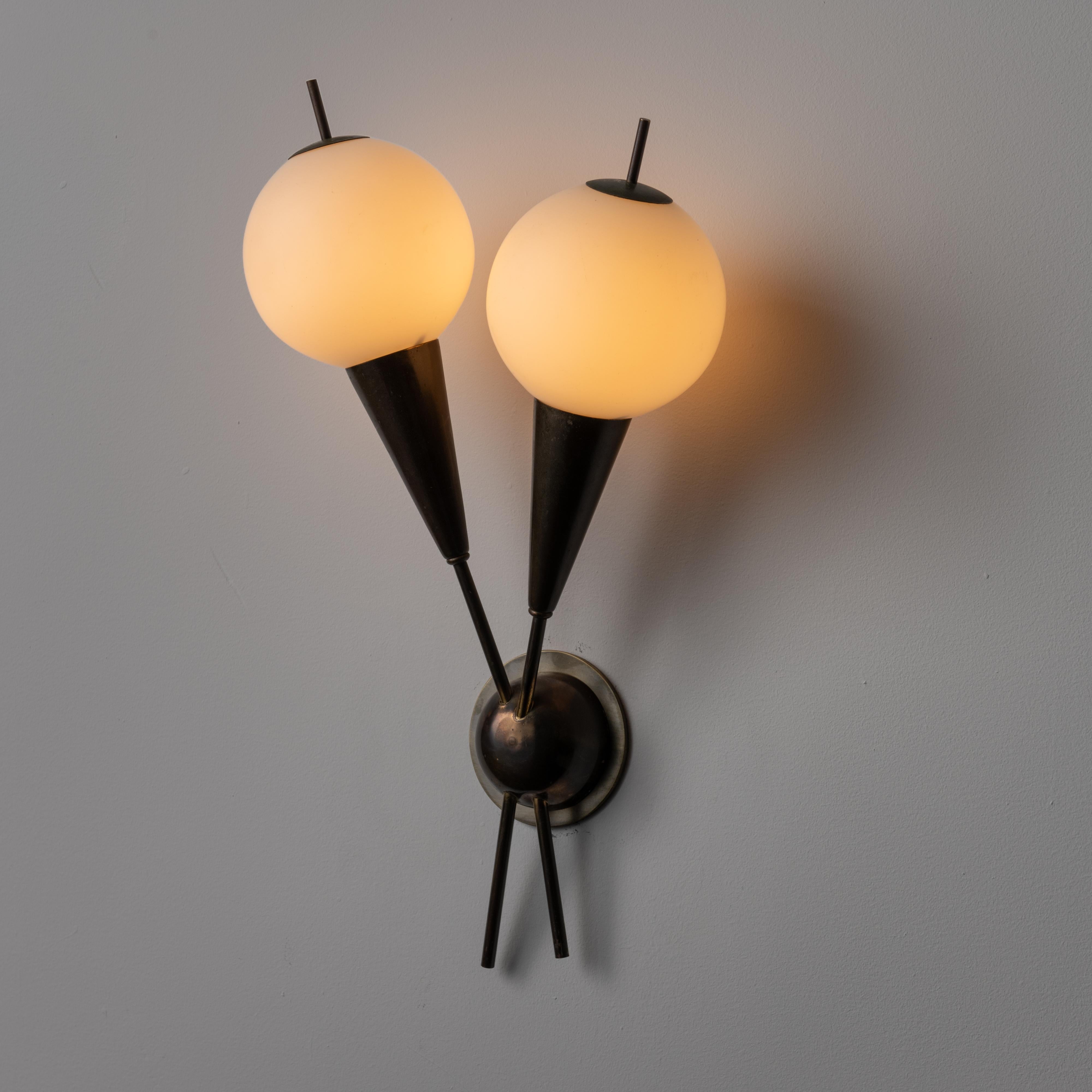 Mid-Century Modern Pair of Sconces by G.C.M.E For Sale